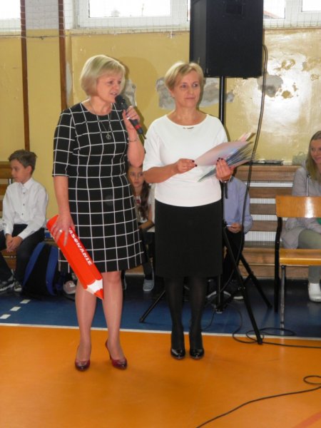 Pasowanie na ucznia klasy I.